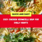 Cozy Chicken Vermicelli Soup Delight Recipe