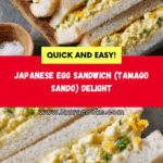 Japanese Egg Sandwich (Tamago Sando) Recipe