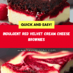 Red Velvet Cream Cheese Brownies Recipe