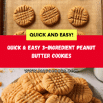 3 Ingredient Peanut Butter Cookies Recipe