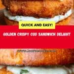 Crispy Fried Cod Sandwich Recipe