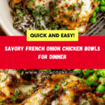 French Onion Chicken (Easy Bowl Recipe) Recipe