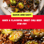 Ground Beef and Brussels Sprouts Recipe
