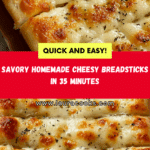 Homemade Cheesy Breadsticks Recipe