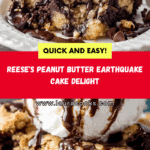 Reese's Peanut Butter Earthquake Cake Recipe