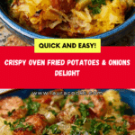 Oven Fried Potatoes & Onions Recipe