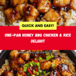 One-Pan Bold Honey BBQ Chicken Rice Recipe