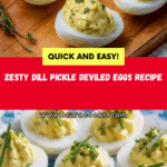 DILL PICKLE DEVILED EGGS Recipe