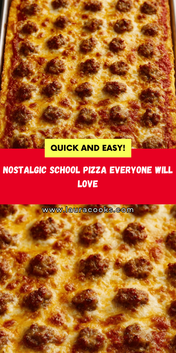 School Pizza Recipe Taste the Nostalgic Cafeteria Pizza
