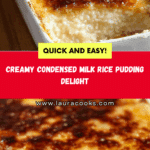 Condensed Milk Baked Rice Pudding Recipe