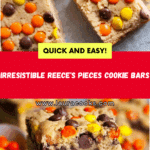 Reece’s Pieces Chocolate Chip Cookie Bars Recipe