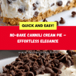 Cannoli Cream Pie – A No-Bake Dessert Dream Recipe