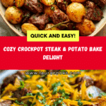 The Best Crockpot Loaded Steak and Potato Bake Recipe