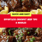 CROCKPOT BEEF TIPS AND NOODLES Recipe