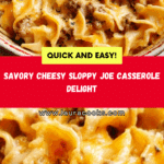 Sloppy Joe Hamburger Casserole Recipe