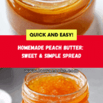 Peach Butter Recipe