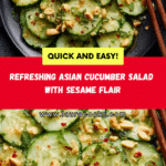 Asian Cucumber Salad Recipe