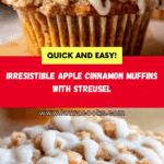 Apple Cinnamon Muffins Recipe with Streusel Topping Recipe