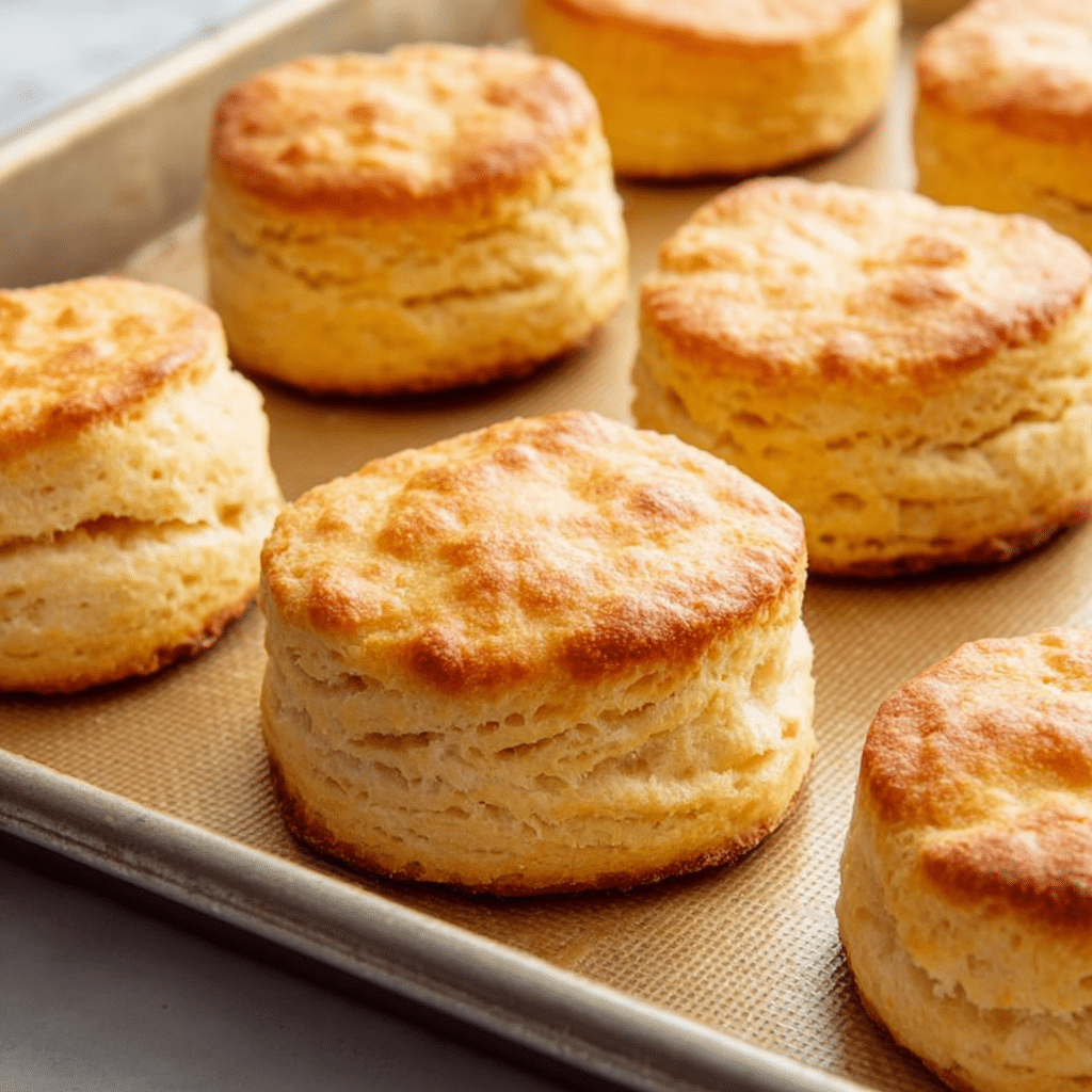 Quick and easy fluffy and delicious homemade biscuits Recipe - Recipe Image
