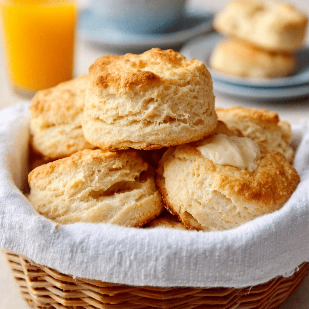 Quick and easy fluffy and delicious homemade biscuits Recipe - Recipe Image