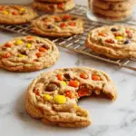 triple reese’s peanut butter cookies Recipe