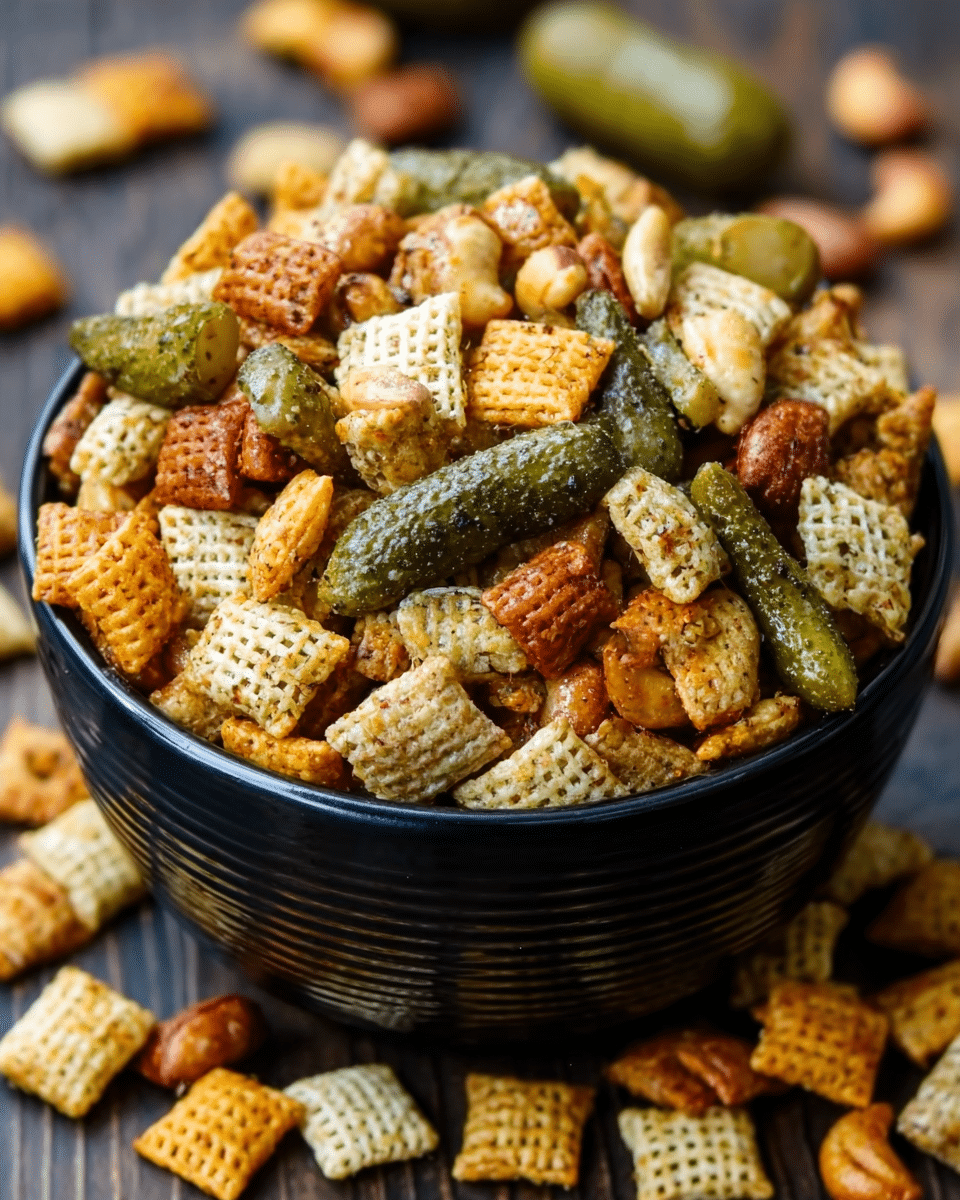 Dill Pickle Chex Mix: Tangy & Addictive Snack Mix Recipe