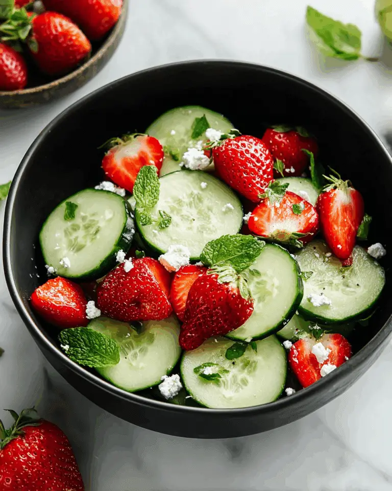 THIS CUCUMBER STRAWBERRY SALAD Recipe