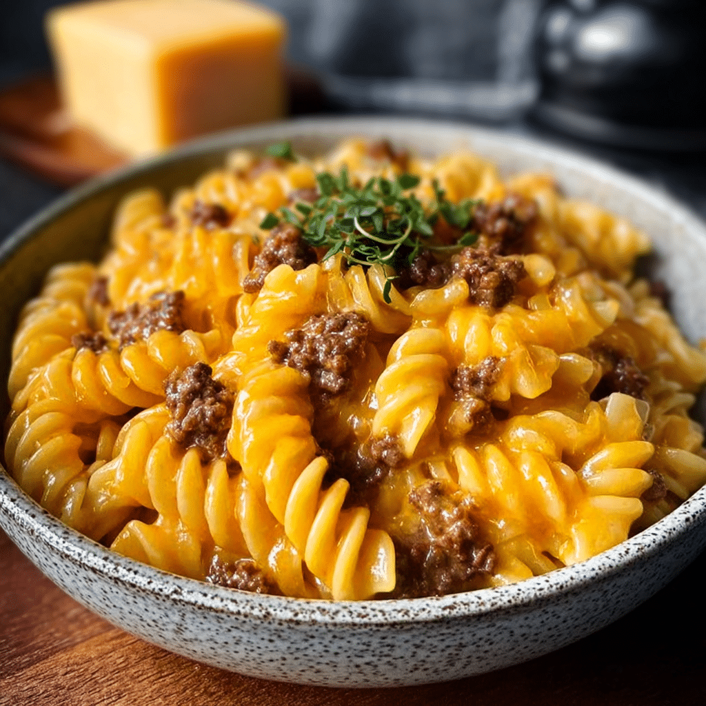 Crockpot Cheesy Ranch Beef Pasta Shells Recipe - Recipe Image