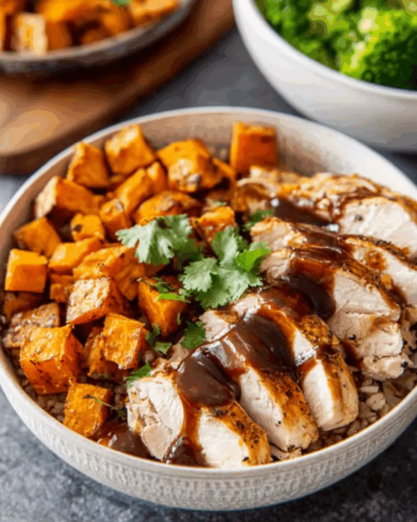 BBQ Chicken Sweet Potato Bowl Recipe