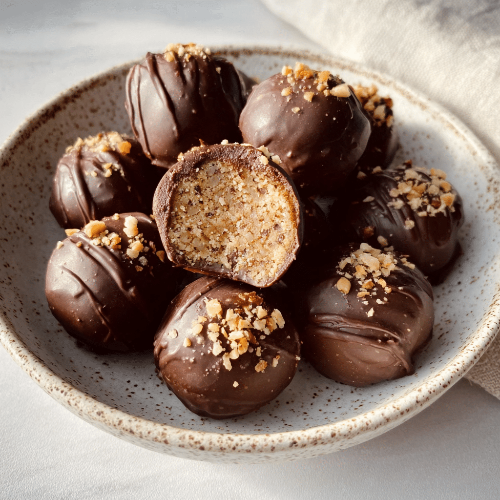 Easy Peanut Butter Balls Recipe - Recipe Image