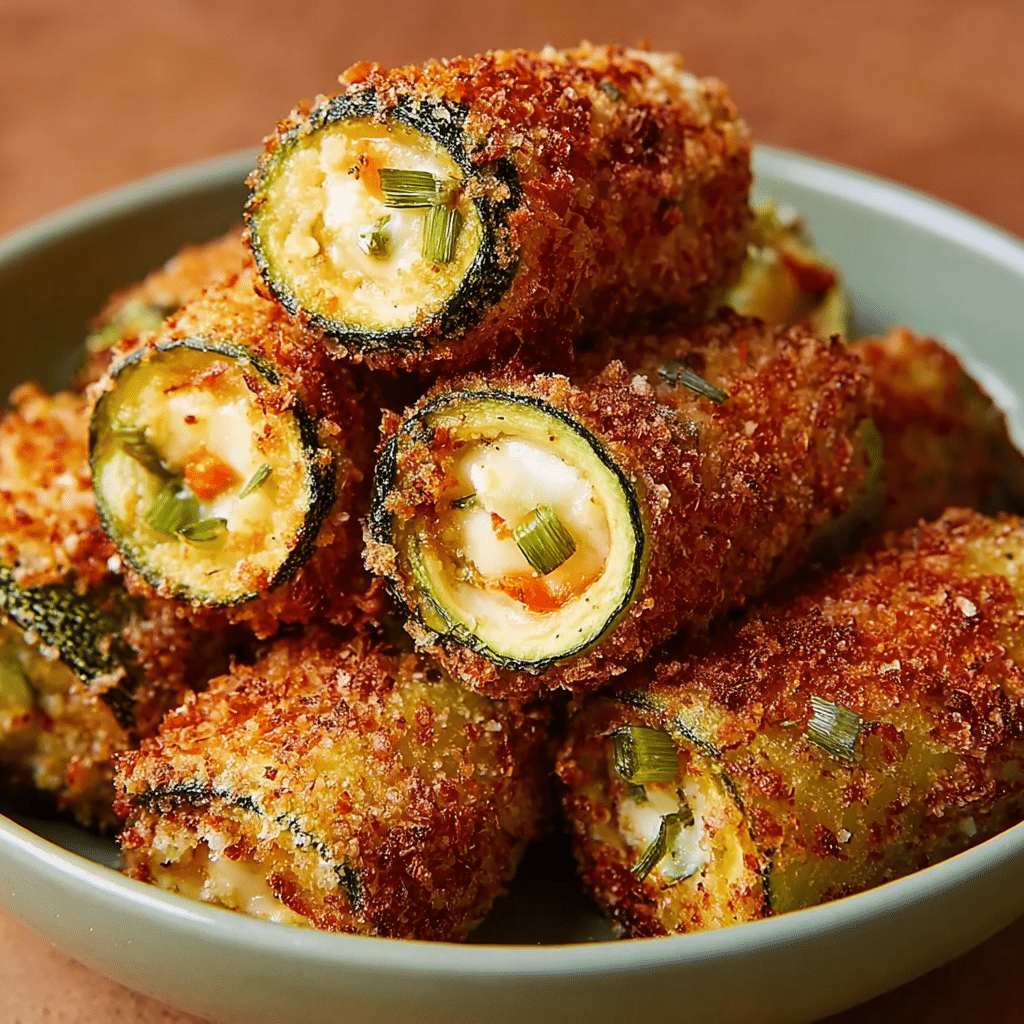 Easy Cheesy Stuffed Fried Okra Recipe - Recipe Image