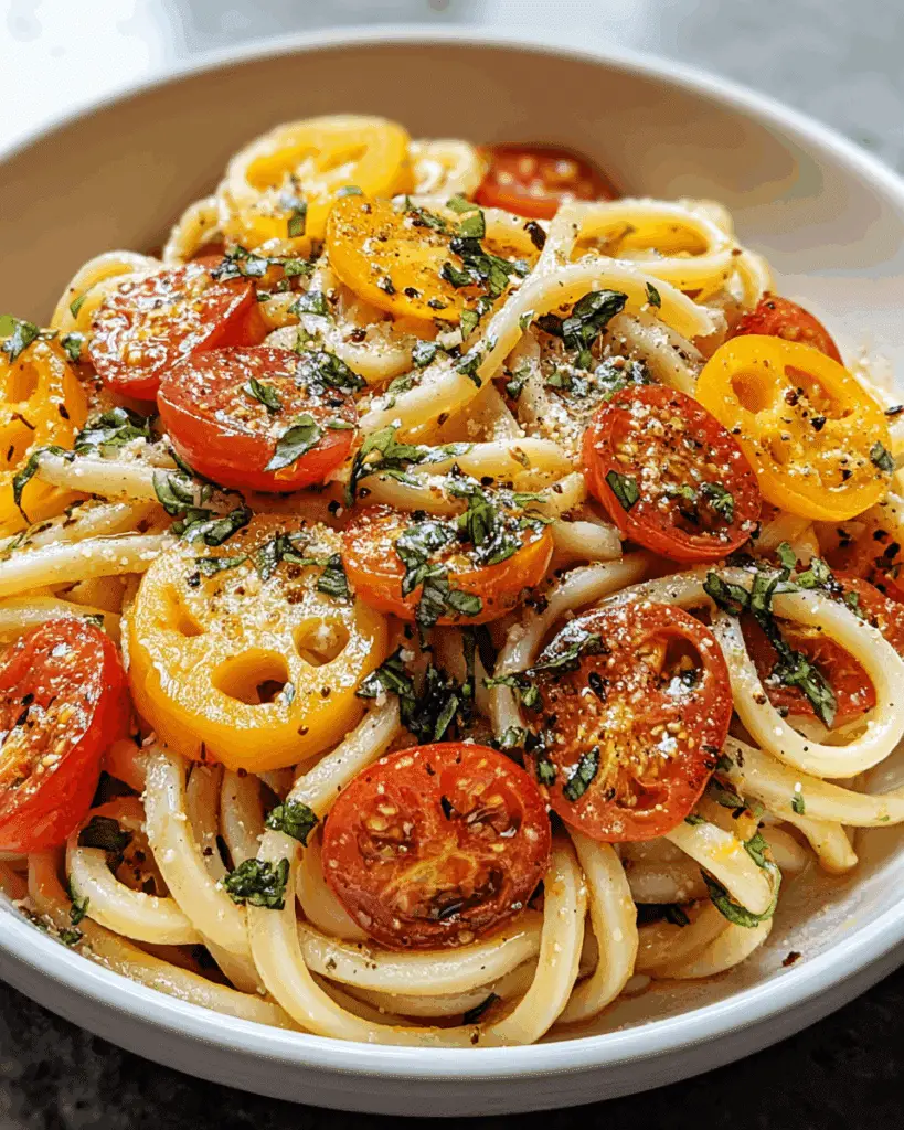 Tomato Zucchini Pasta Recipe
