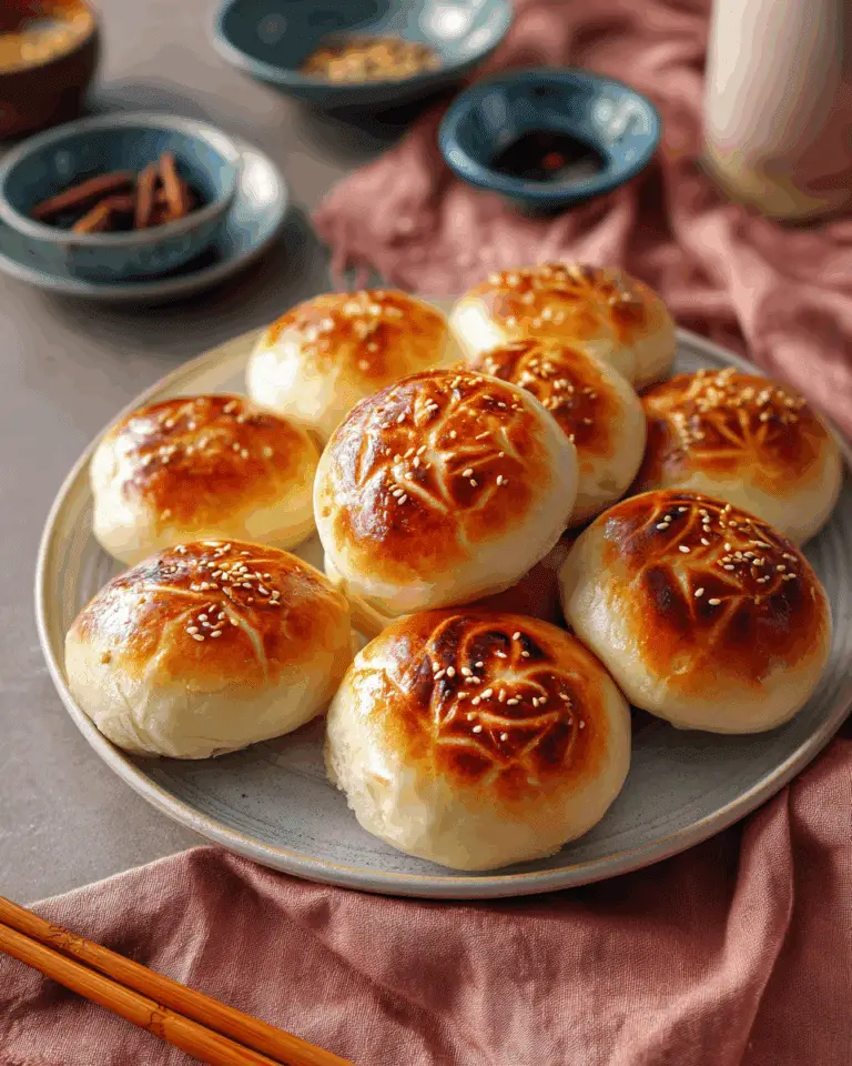Pan-Fried Cabbage and Noodle Buns Recipe