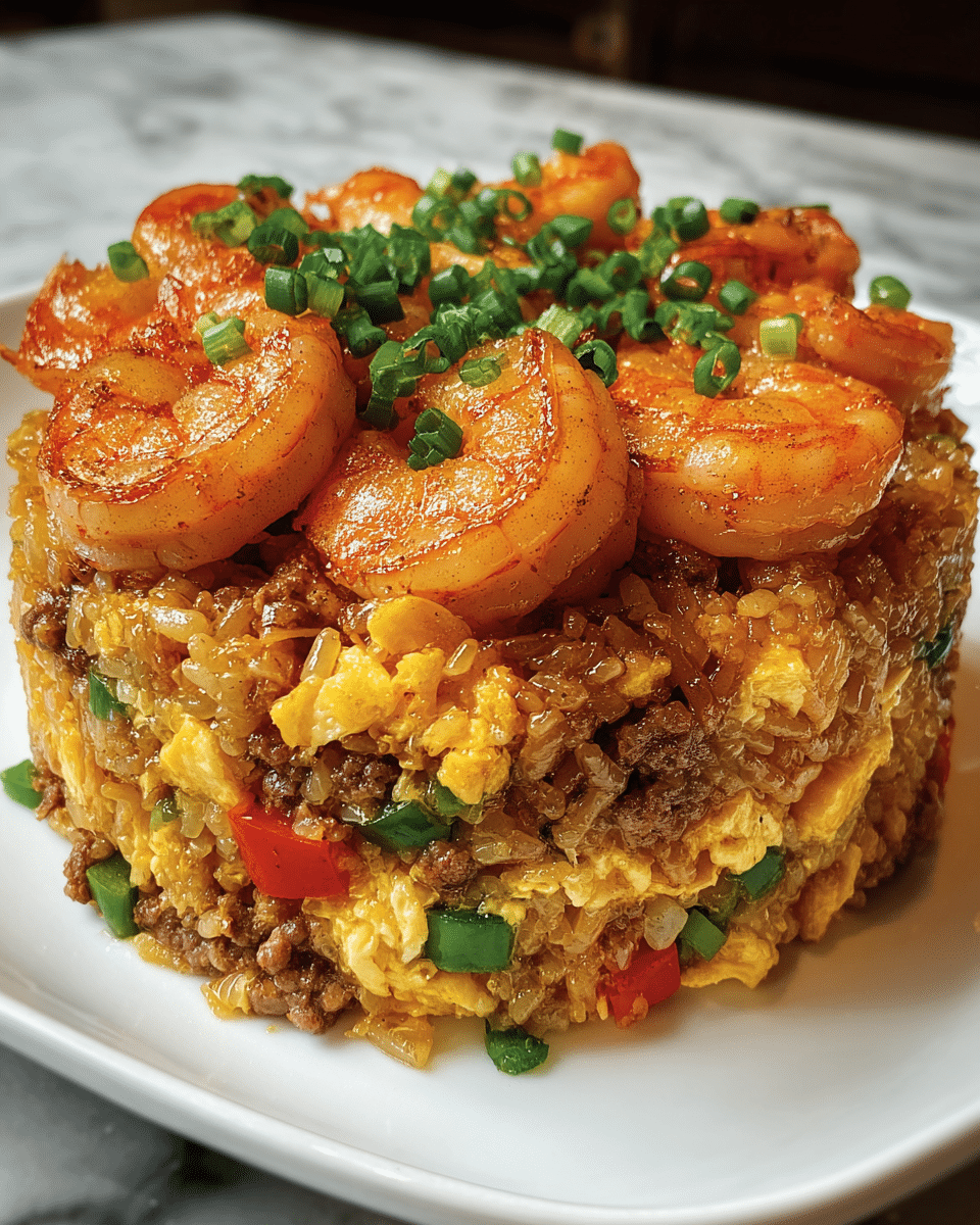 Shrimp Dirty Rice Skillet Recipe