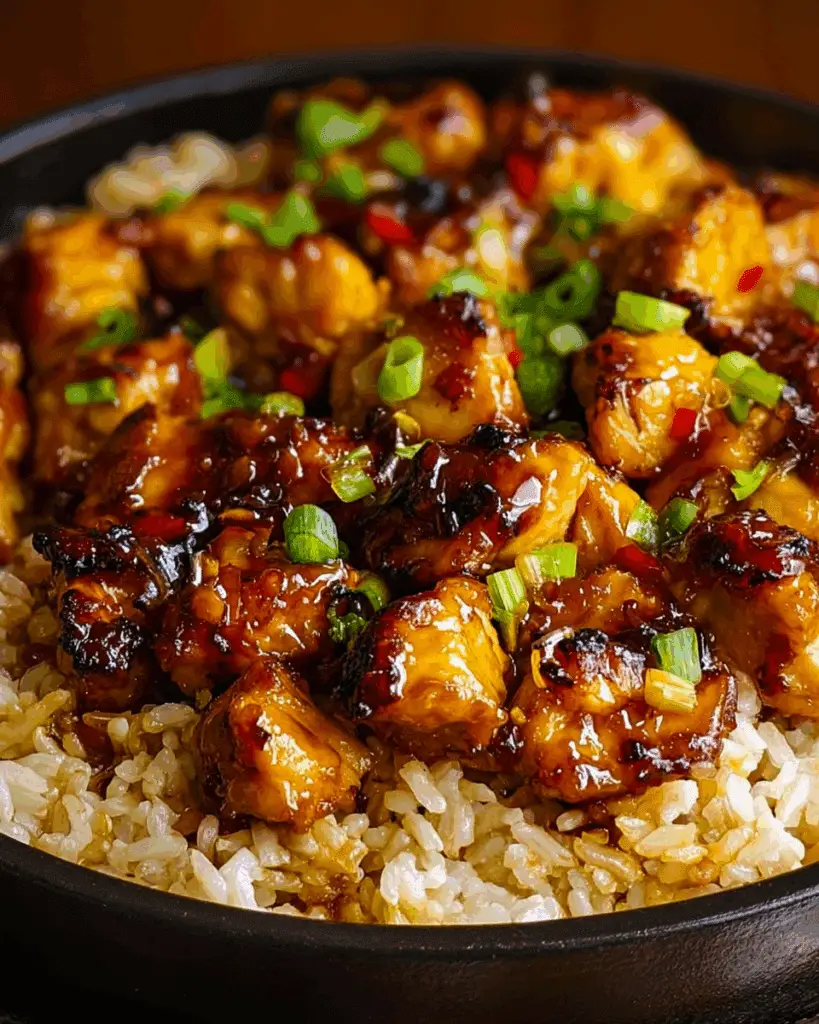 One-Pan Bold Honey BBQ Chicken Rice Recipe