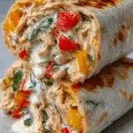 The Best Chicken Bell Pepper Ranch Burritos Recipe
