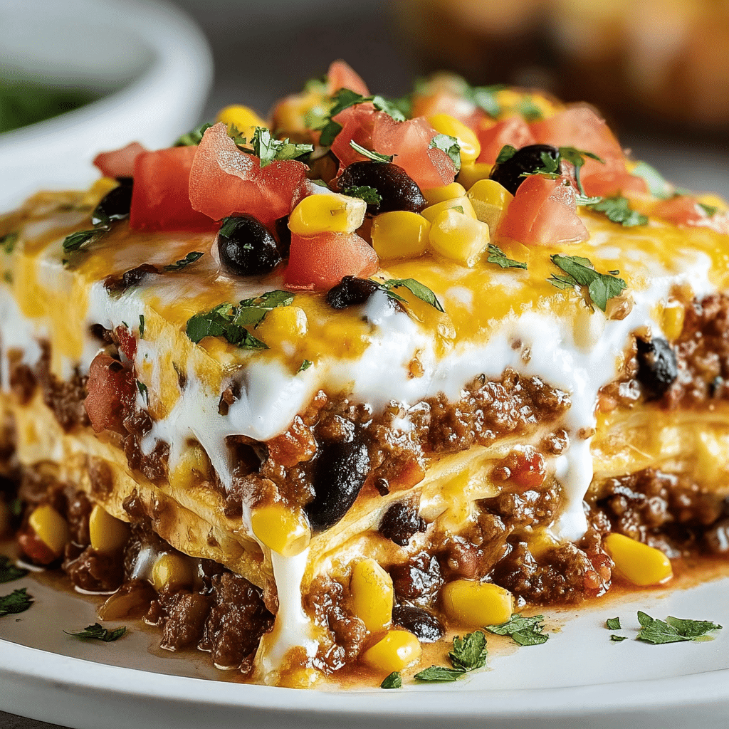 mexican lasagna Recipe - Recipe Image