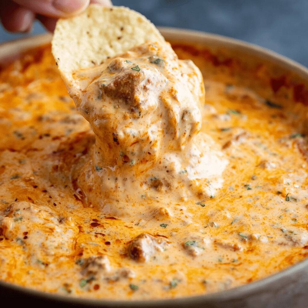 Slow Cooker Cream Cheese Taco Dip Recipe - Recipe Image