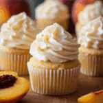 HONEY PEACH CREAM CHEESE CUPCAKES Recipe