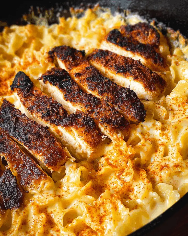 Blackened Cajun Chicken Alfredo Recipe
