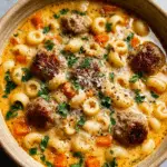 creamy parmesan italian sausage ditalini soup Recipe