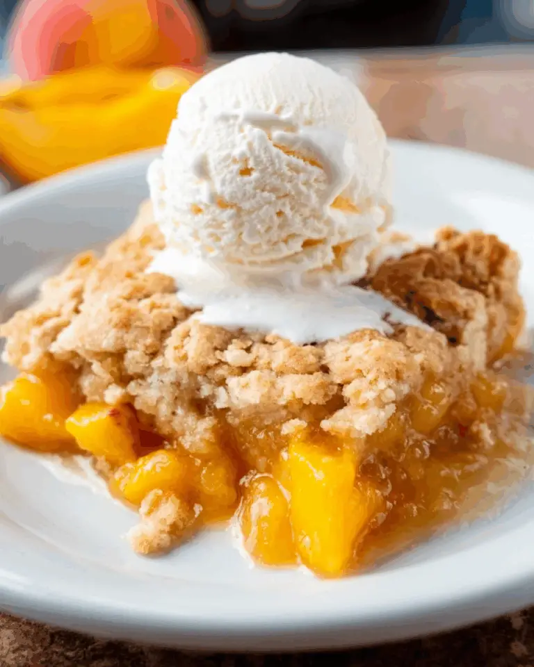 The Easiest Peach Cobbler Recipe