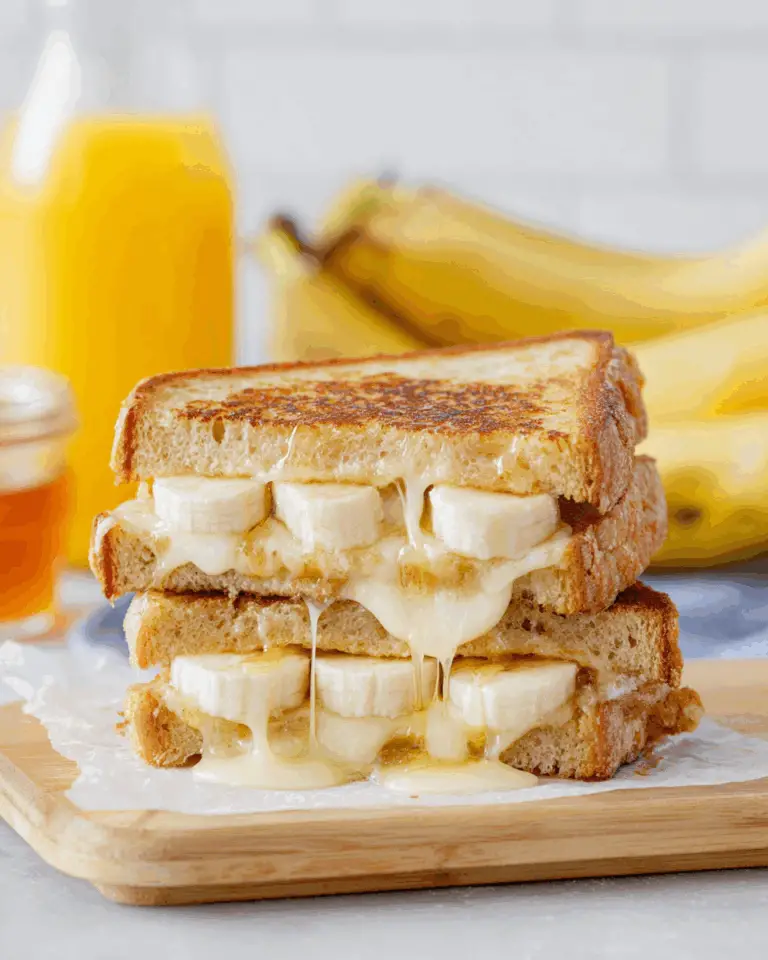 Honey Banana Grilled Cheese Sandwich Recipe