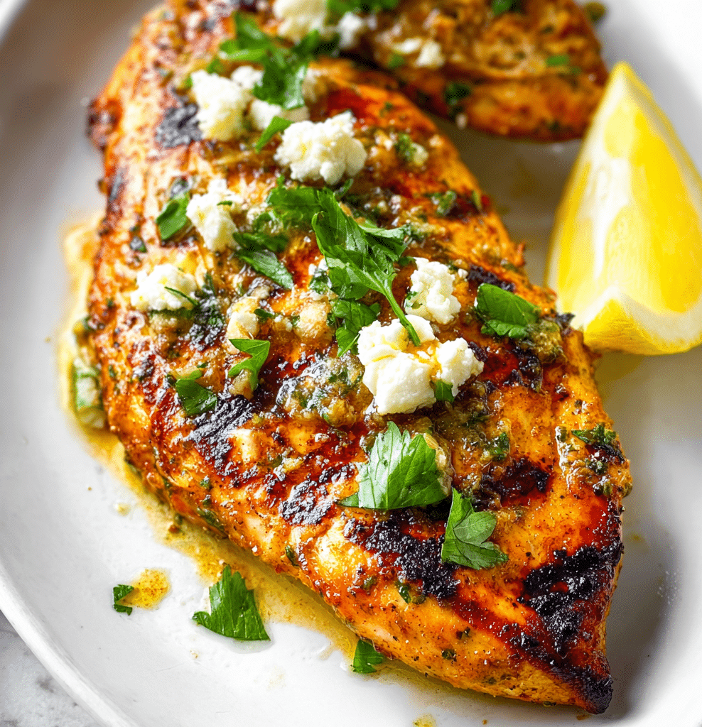 Greek Chicken with Lemon and Feta Recipe 4 Greek Chicken with Lemon and Feta Recipe