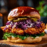 hes with Jalapeño Slaw & Hot Honey Glaze Recipe