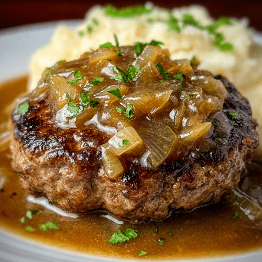 Bobby Flay Salisbury Steak Recipe - Recipe Image