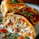Chicken Bell Pepper Ranch Burritos Recipe