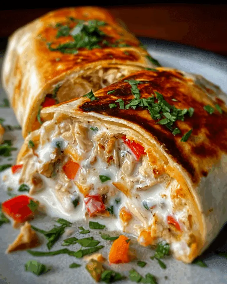 Chicken Bell Pepper Ranch Burritos Recipe