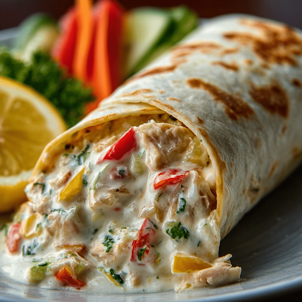 The Best Chicken Bell Pepper Ranch Burritos Recipe - Recipe Image