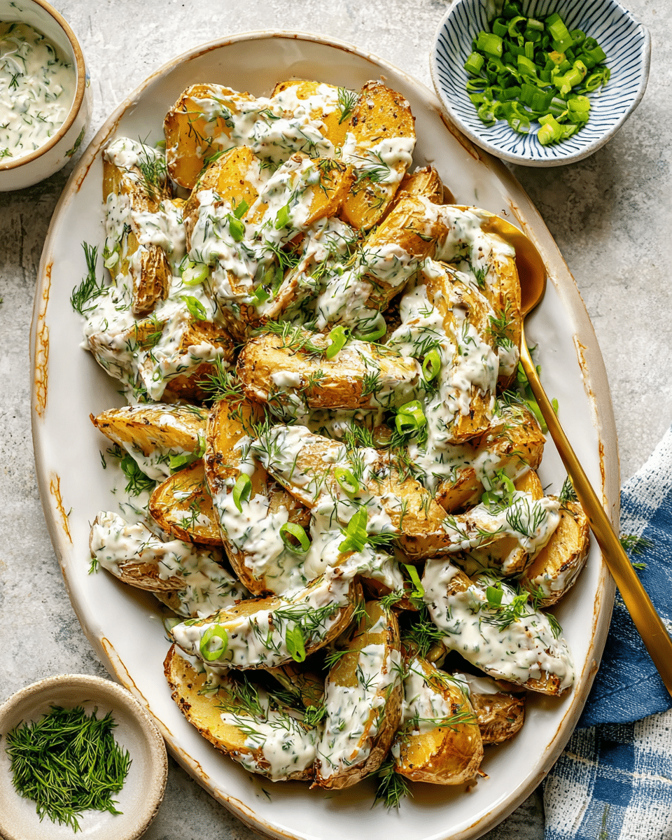 Crispy Potato Salad Recipe - Recipe Image